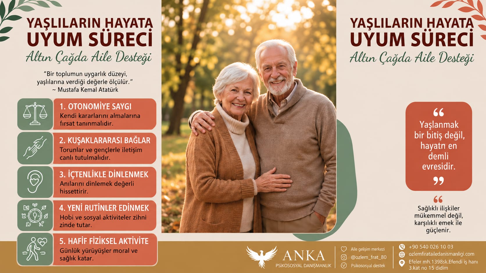 Yaş Almak Hayata daha güzel bakmak , An'ın tadını çıkarmak Elinizde.